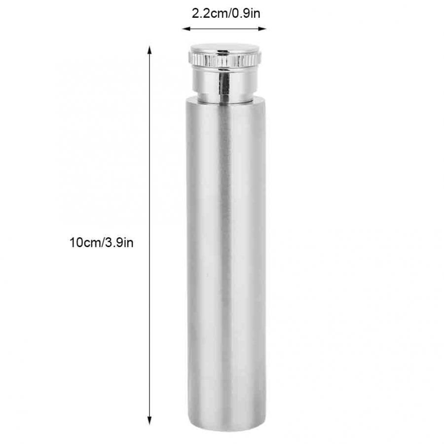 1oz Mini Stainless Steel Whiskey Bottle Liquor Alcohol Pocket Portable Drinkware Wine Pot For Home Outdoor Picnic Camping