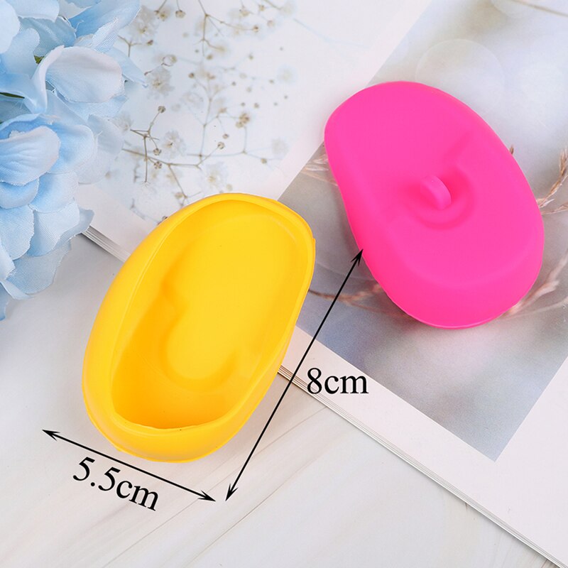 Bouchon d'oreille souple anti-bruit et anti-ronflement, 1 paire, en silicone transparent, pour la plongée et la douche