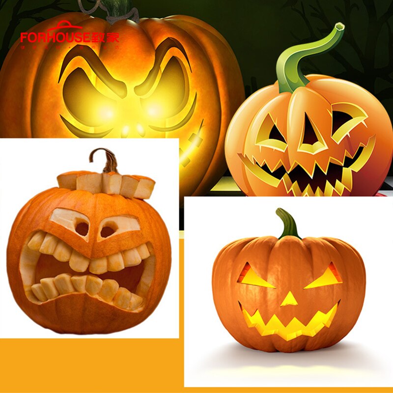 13PCS Halloween Pumpkin Carving Kit Cutter Pumpkin Corercs Melon Fruit Kitchen Cutter Child Cut Pumpkin Tool Decoration Tool