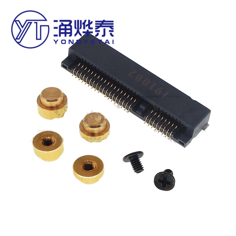 YYT Mini PCIE sockel msata anschluss Slot karte buchse 52P 4,0 H/5,2 H/5,6 H/8,0 H/9,0 H stecker kupfer säule halterung