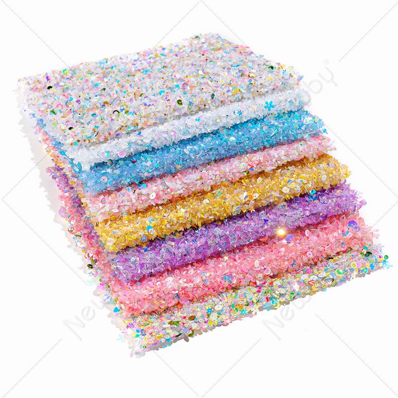 ANGNYA Diamond Sequins Nail Art Table Mat Practice Display Hand Pillow Cushion Wrist Rest Foldable Pad Manicure Tools