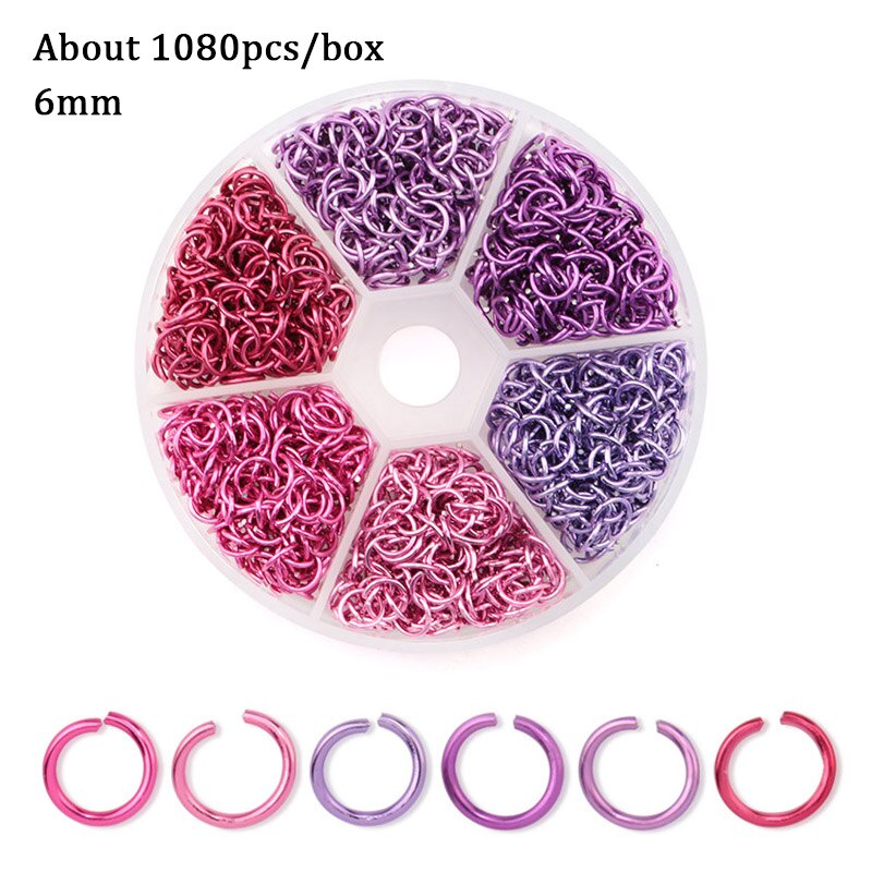 Jewelry Findings Set open jump rings Loose spacer beads Earring hooks Rubber Earring Backs for Jewelry Making DIY handicraft: 18