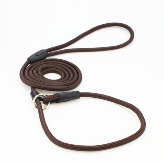 1.4 m Lopen Hondenriem Kleine en Middelgrote Hond Ronde Nylon Touw riemen Hond Keten Golden retrievers huskies Tractie Riem lock: Coffee / S Diameter 0.6cm
