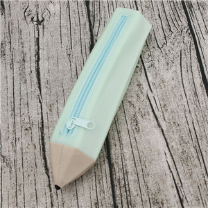 pencil shape Large Zipper Pencil Case Pen Holder Pouch School Stationery Phone Bag Storage Cosmetic rubber: 3