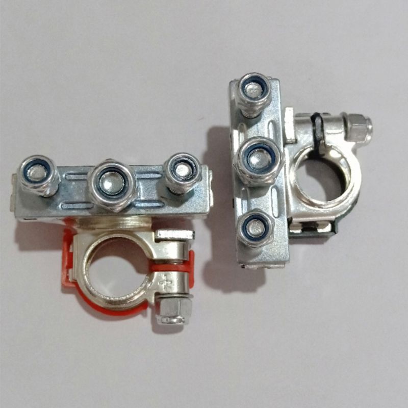 2Pcs 12V Copper Car Battery Terminal Connector Battery Quick Release Battery Clamps for most vehicles