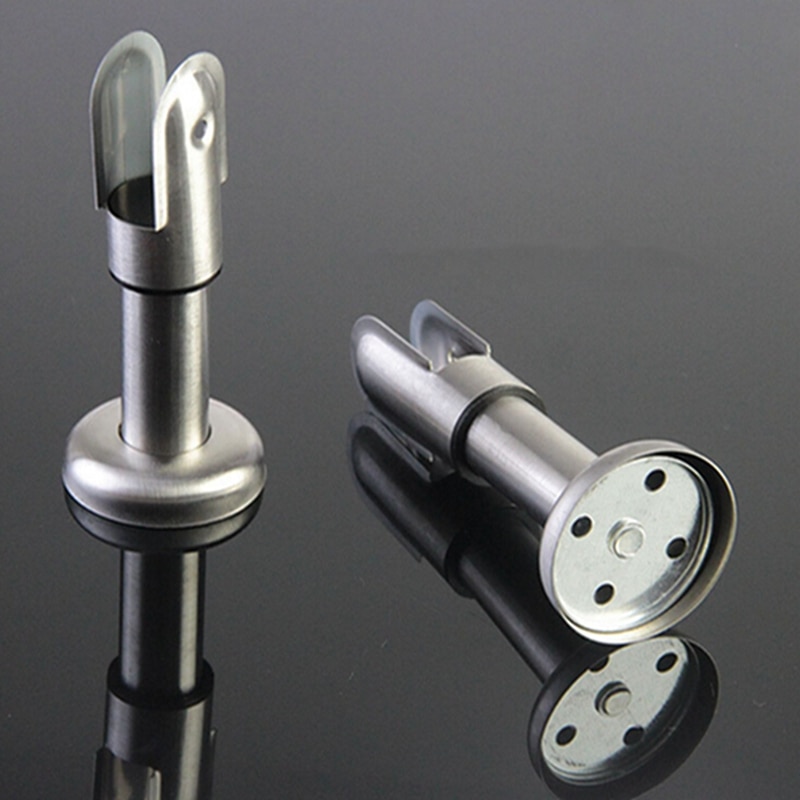 Stainless Steel Public Toilet Bathroom Partition Hardware Accessories Bracing Foot Adjustable Thickened Splint Bracket