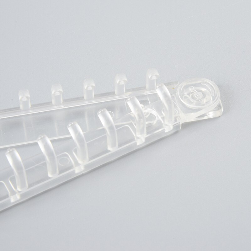 A5 B5 Original 20/26 Hole Transparent PP Loose Leaf Binder Circle Calendar Ring Book Cover Diary Weekly Organizer: Leaf clip / B5