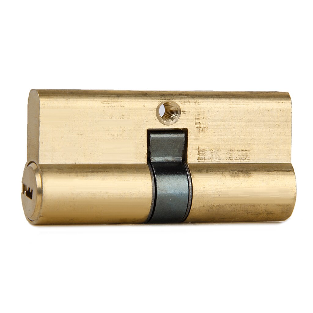 65MM 32.5/32.5 Brass Key Cylinder Door Lock Barrel Anti Bump/Drill + 7 Keys