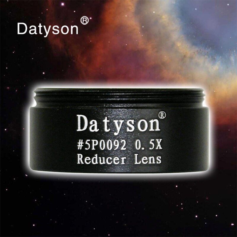 Datyson 0.5x m28 m30 fokalreducerende linse teleskop okular tilbehør tilbehør 1.25 tommer 31.7mm 5 p 0087