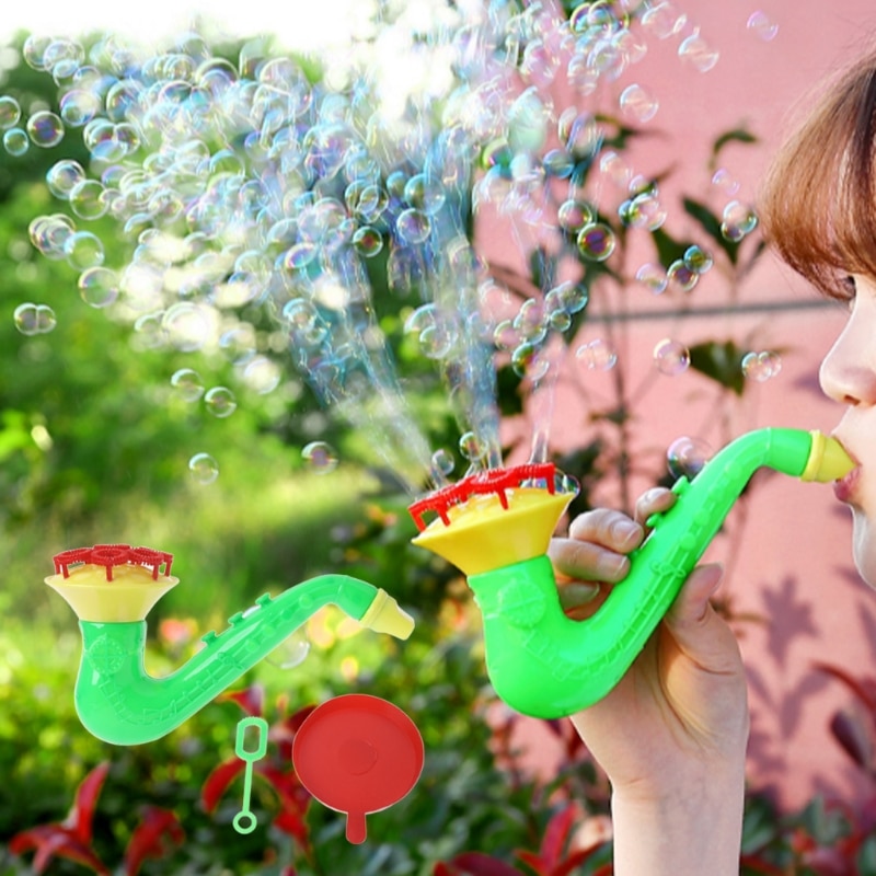 Outdoor Fun Toy Instruments Style Soap Blowing Bubble Toy Outdoor Toy Bubble
