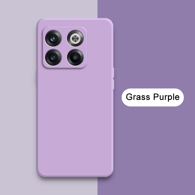 Funda de teléfono Original para OnePlus 10 T, Funda de silicona líquida, Funda protectora trasera para cámara One Plus 10 T, OnePlus 10 T: Caqui