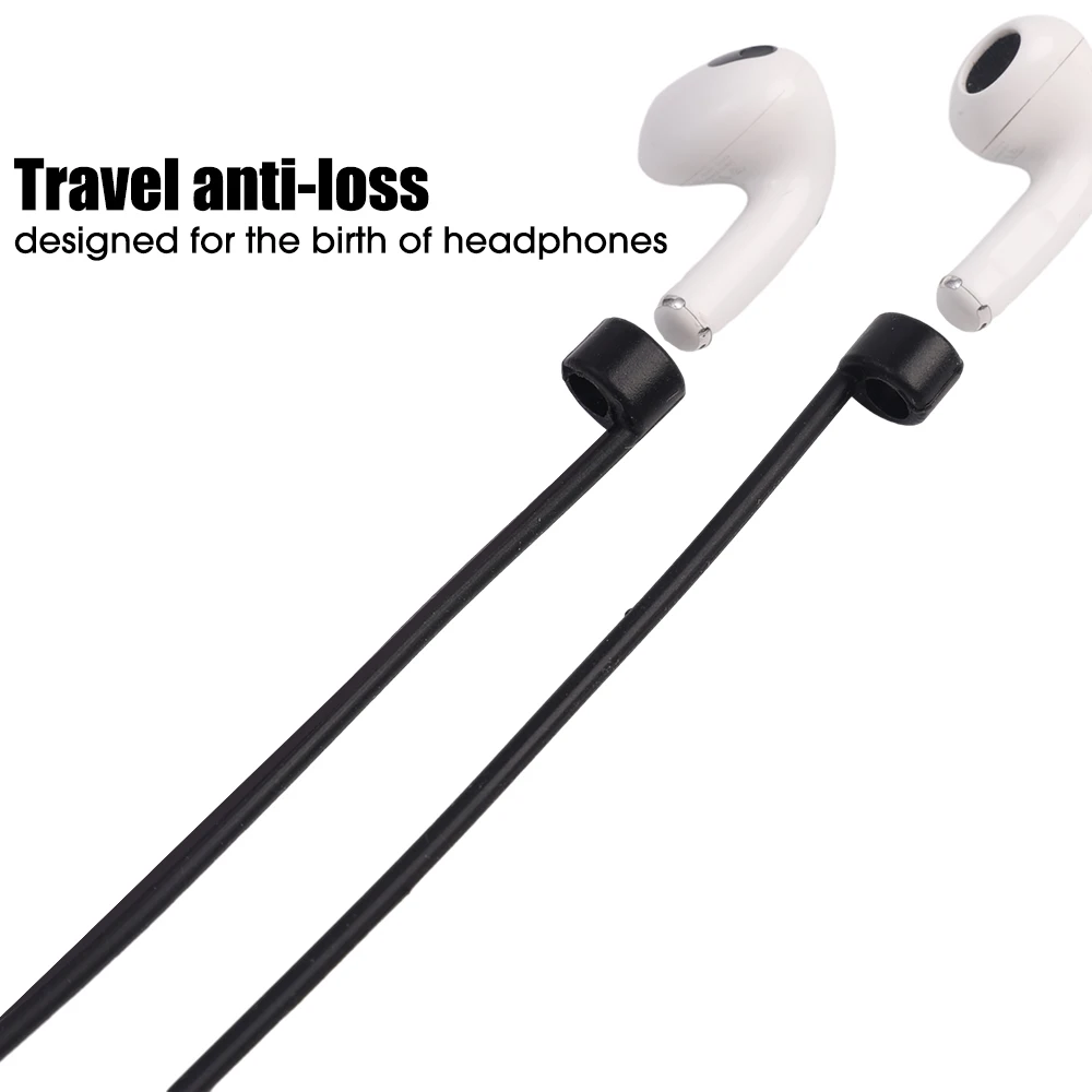 4/1 Uds correas deportivas antipérdida para Apple AirPods Pro Universal anticaída auriculares cuerda para el cuello auriculares Cable de silicona