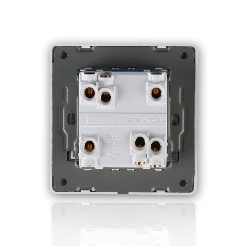 Inline Duct Fan ON/OFF Speed Switch Regulator Fan Controller Dual Push Button Inline Exhaust Fan Wall Dual Speed Switch