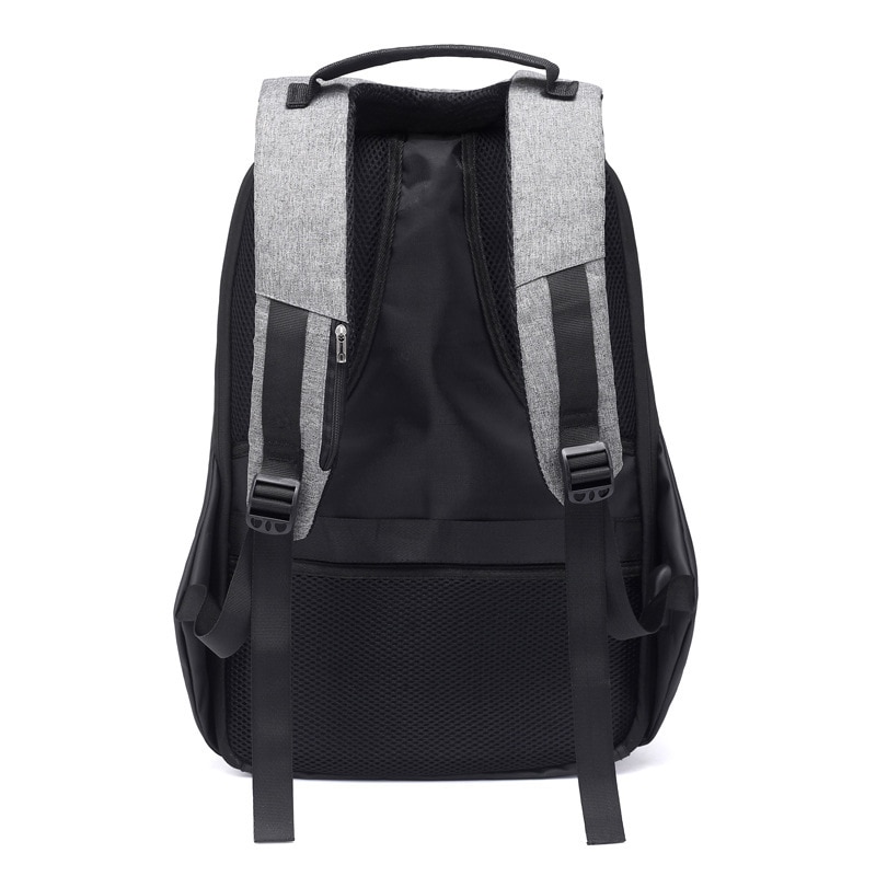Men's USB rechargeable password lock anti-theft backpack busines computer backpack Teenager Students Travel School Bag