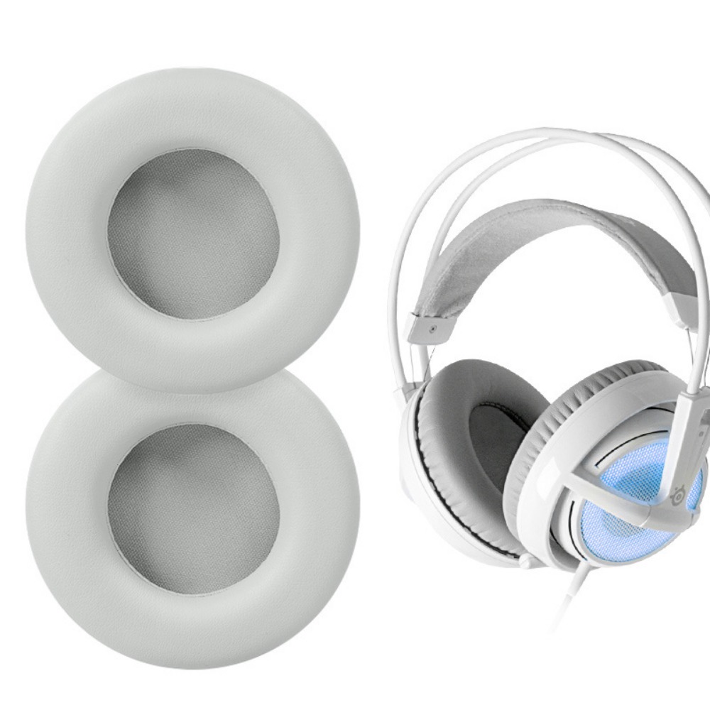 Ivinxy para Steelseries Siberia V1 V2 V3 200 auriculares esponja cojín cubierta para auriculares almohadillas de espuma de repuesto para diadema
