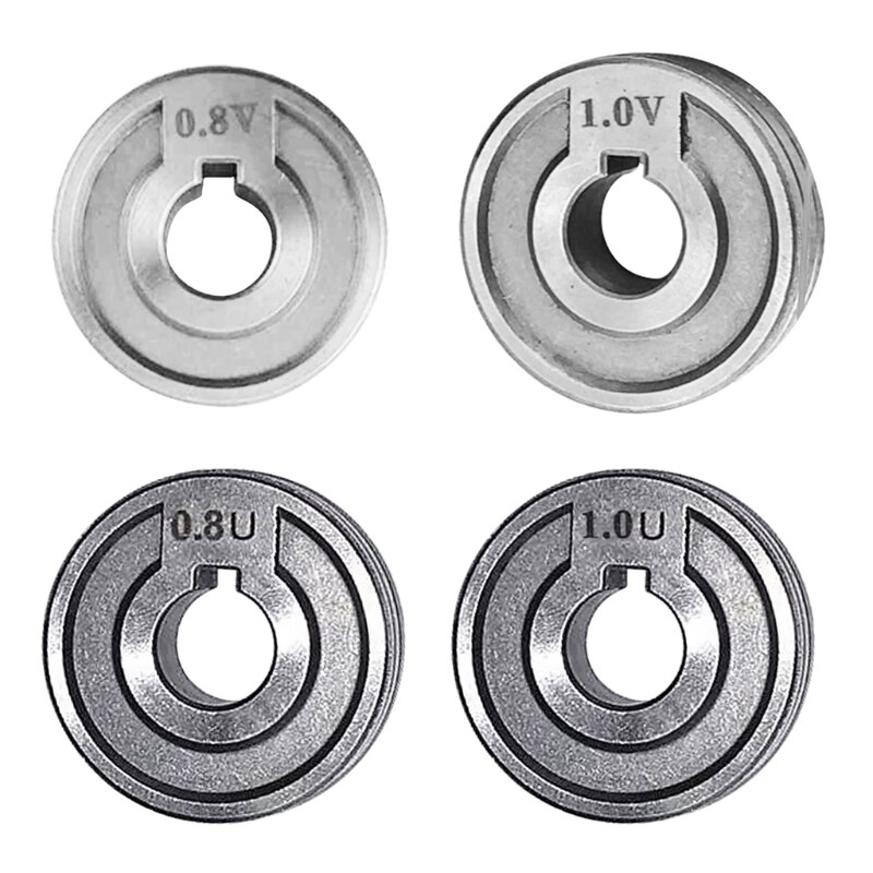Lassen Feeder Roll V U Nurl Groove 0.6Mm 0.8Mm 1.0Mm Grootte 30X10X10Mm voor Staal Aluminium Flux Koord Draad Mig Draad Feeder