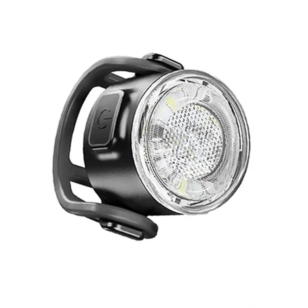 Fietslichtset USB Oplaadbare LED Fietskoplamp Achterlichten Nachtrijden Veiligheidswaarschuwing Achterlicht Fiets Voor Achter Lampen: WHITE