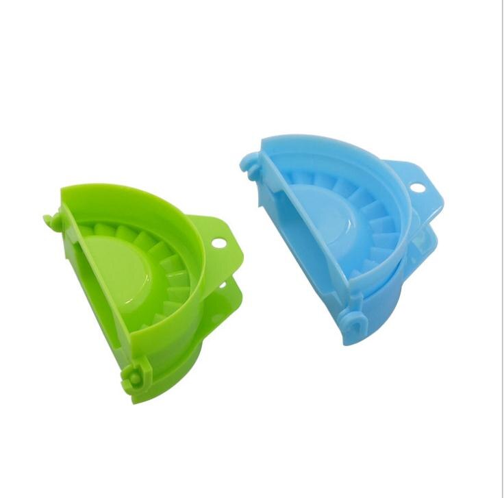 1 stk håndpress kjøkken dumplings manuell klype dumpling klips artefakt matkvalitet topp jiaozi maker enhet enkel plastform