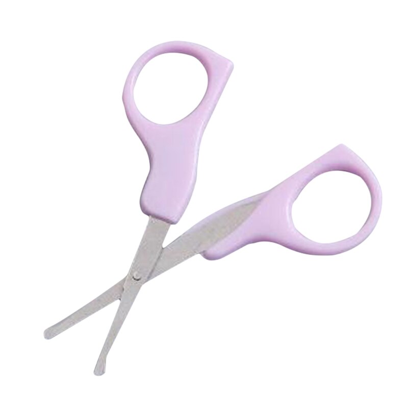 Safety Nail Clippers Scissors Cutter For Newborn Baby Convenient Daily Baby Nail Shell Shear Manicure Tool Baby Nail Scissors: purple