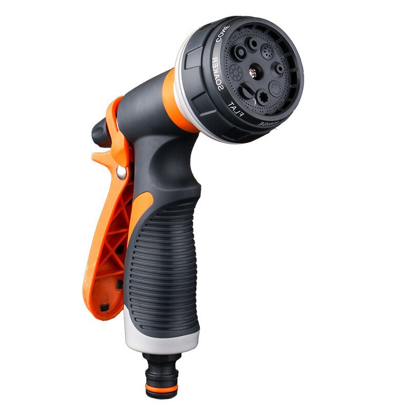 Multifunktions Bewässerung Gun Garten Schlauch Düse Einstellbar Düse Wasser Pistole Rasen Schlauch Garten Hochdruck Sprayer Auto Waschen ZXH: water gun