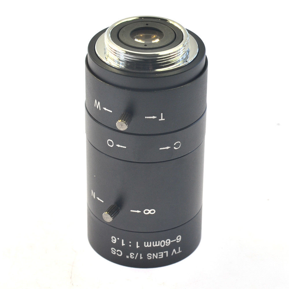 Inesun Manuelle IRIS ZOOM 6-60mm CS C-mount-objektiv Cctv-objektiv für Cctv-kamera