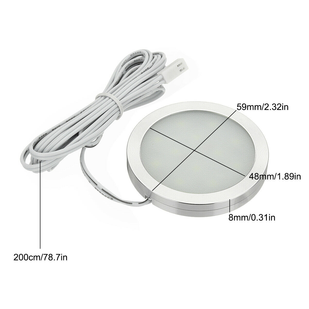 4 Uds. Iluminación para Camper, caravana, RV, luz LED de 12v para Interior de coche, luz de lectura LED para Interior de coche, iluminación de techo para coche