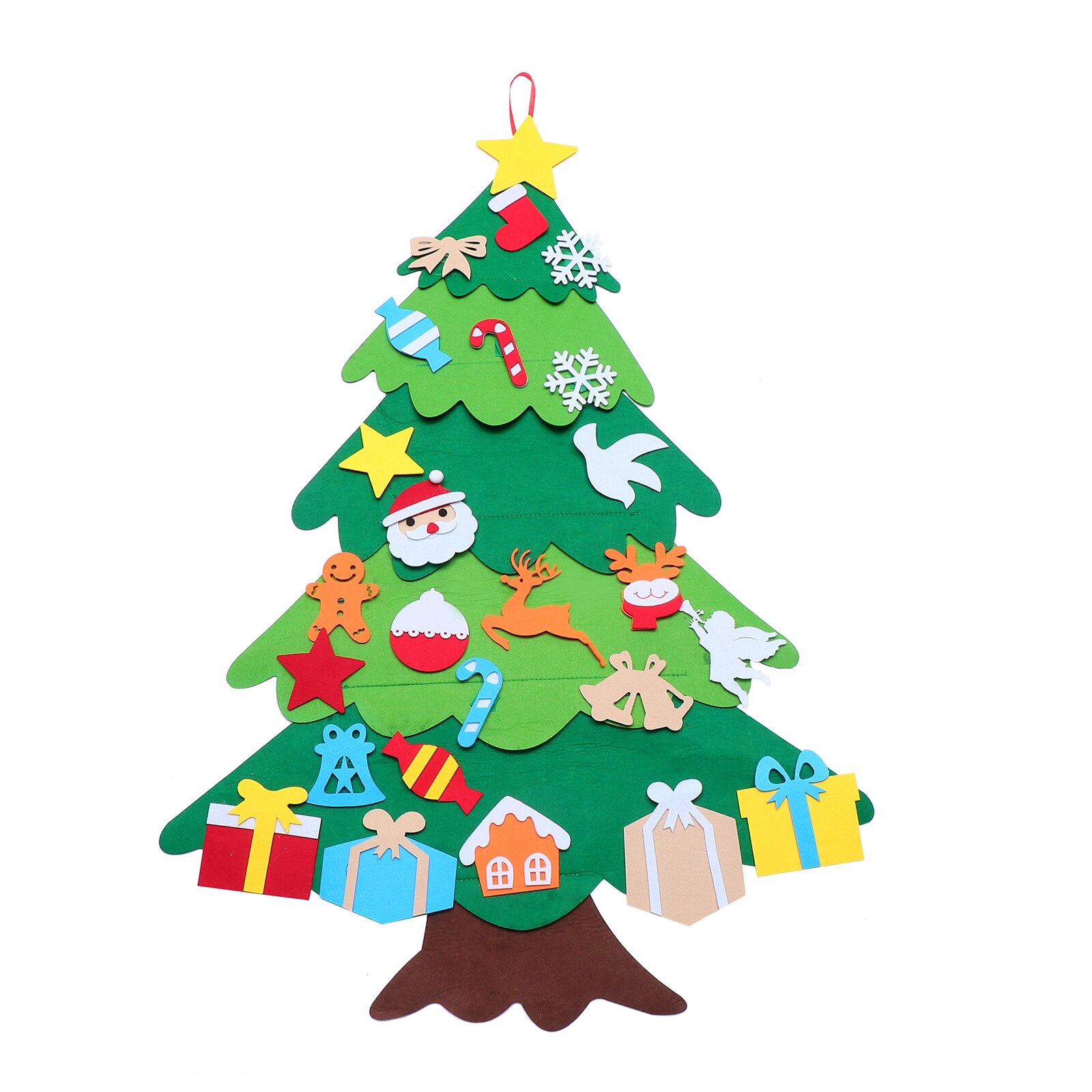 1pc Christmas Decoration Stereoscopic Felt Christmas Tree Christmas Supply