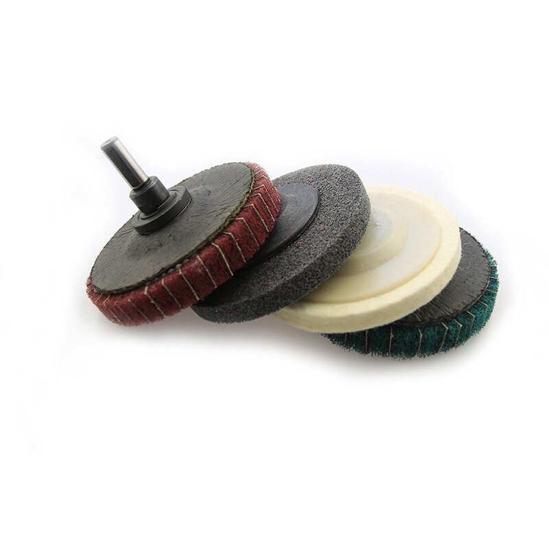 Stainless Steel Polishing Kit For Angle Grinder Flap Disc Buffing Accessories Nylon Polishing Disc Wool Felt Polishing Disc