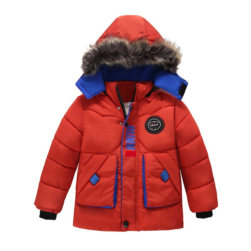 Kalten Winter Jungen Mäntel freundlicher Jacken Für Jungen Dicken Kapuze Oberbekleidung Jacke Kleinkind freundlicher Kleidung 2 3 4 5 6 jahre