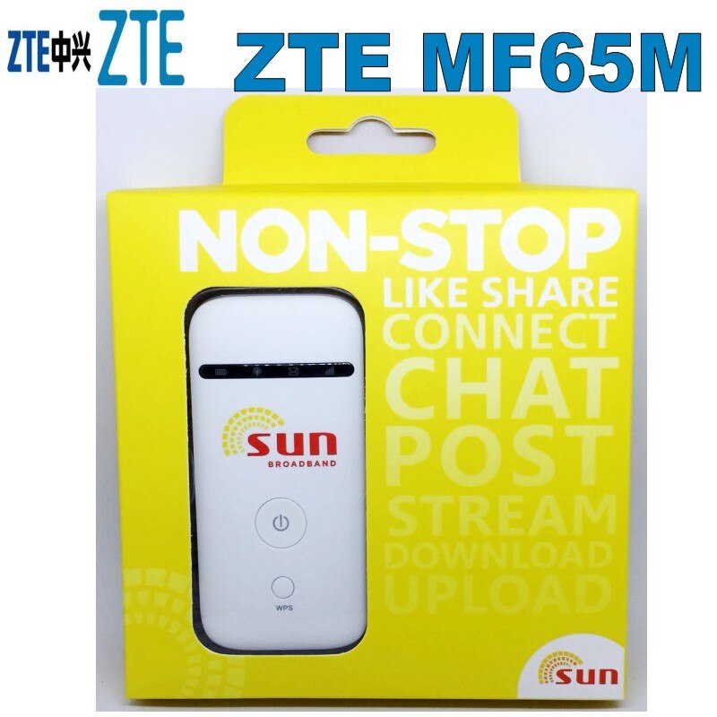 ZTE MF65 MF65M 21.6M wifi Router HSPA+/GSM 3G Mobile Hotspot Router unlocked