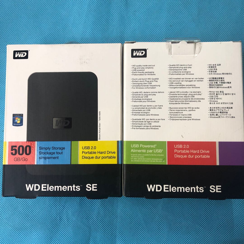 Wd Elements Harde Schijf Hard Disk Hdd 2.5 "500 Gb Draagbare Externe Harde Schijf
