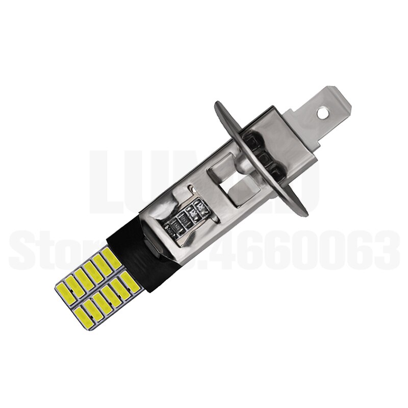 10x H1 H3 Led Auto 24 Led 4014 Fog Gloeilampen Auto Fog Lamp Rijden Lampen Super Heldere