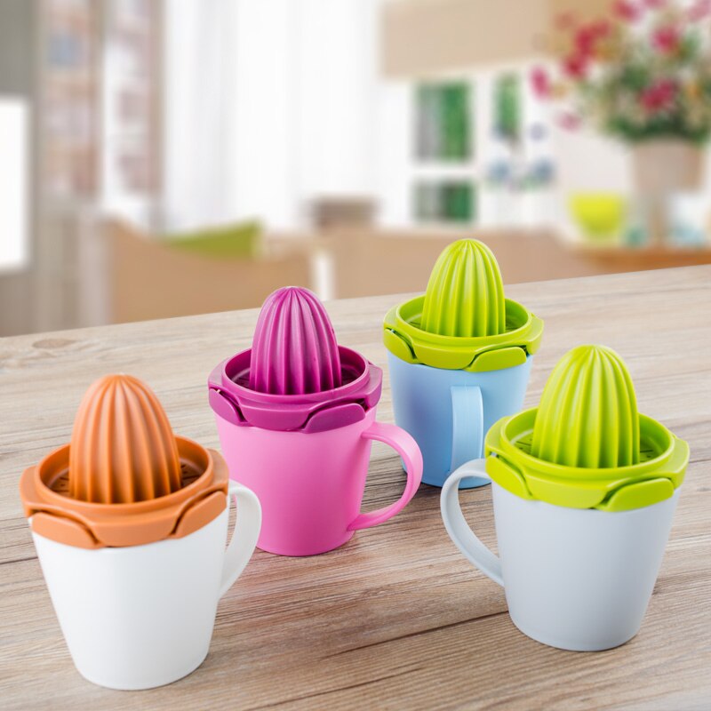 Safety Multifunction Mini Lemon Juice Cup Grinding DIY Tools For Kids Make Orange Juicer Manual Fruit Drink Cup As