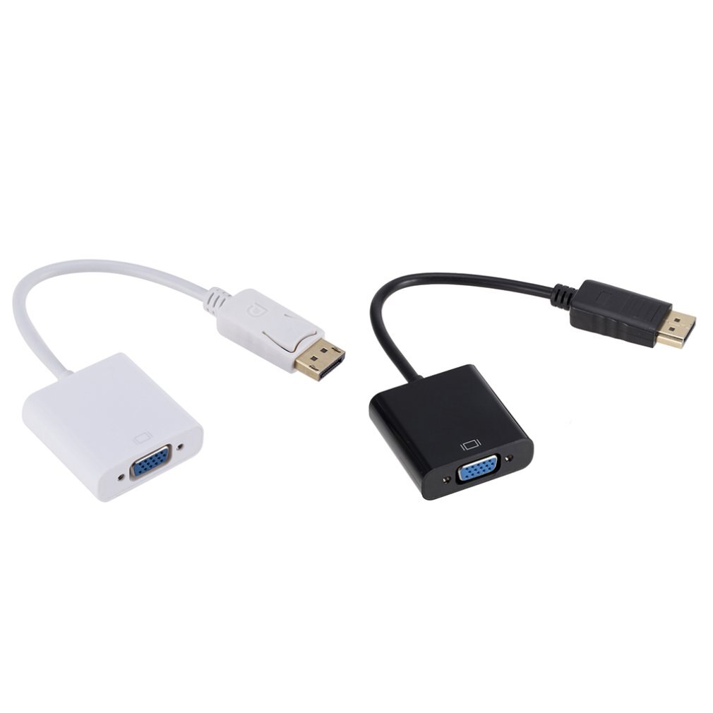 DisplayPort Display Port DP to VGA Adapter Cable Male to Female Converter for PC Computer Laptop HDTV Monitor Projector