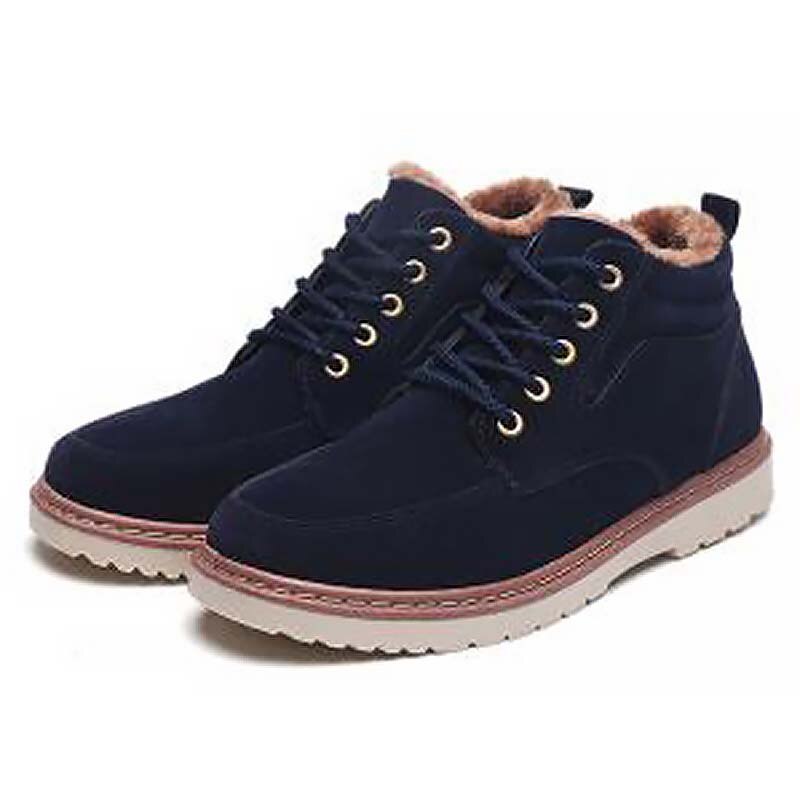 Männer Stiefel Arbeit Sicherheit Männlichen Stiefeletten ErhöHenne Turnschuhe Männer lässig Schuhe Plattform Stiefel Zapatos De hombre: Blau / 39