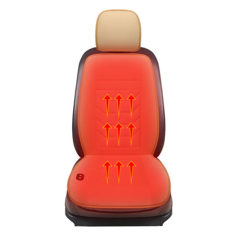 Car Heated Seat Cushion 12 V Heated Car Seat Covers Cushion Universal Seat Heater For Winter Heating Thermal Seatpad Accessories