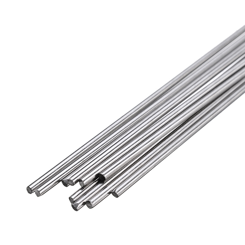10Pcs Stainless Steel Welding Rods 1.2/1.6/2.4mm Welding Rods Filler 330mm Long For TIG Welding Accessories
