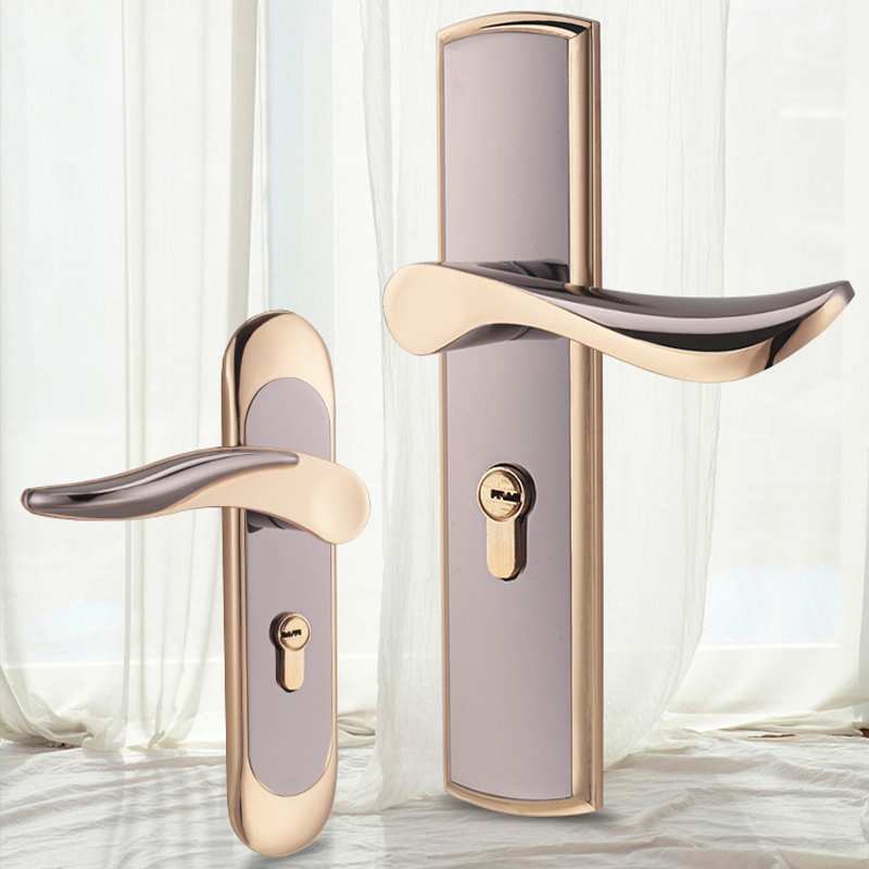 Slaapkamer Deurslot Set Intern Huis Met Sleutel Hout Veiligheidsdeurslot Voor Huis Deuren Knoppen Voor Deur Interieur Huis Beveiligingsslot