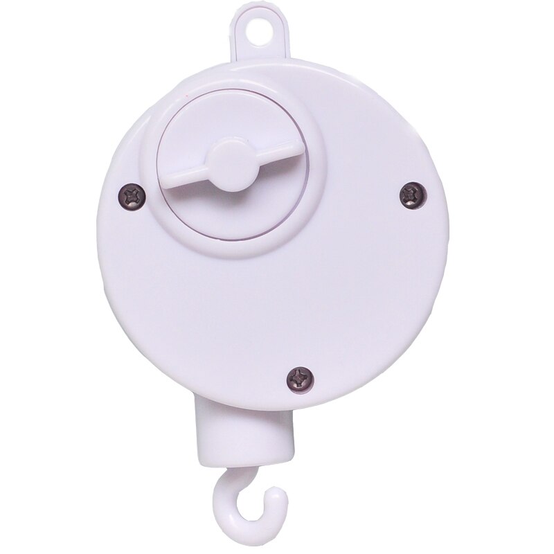 Pull Ring Music Box White ABS Plastic Pull String Clockwork Cord Music Box Baby Infant Kids Bed Bell Rattle Toy Baby Rattles: b