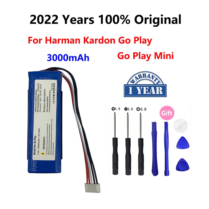 100% Original-Ersatz Batterie Für JBL Ladung kippen Puls Xtreme 2 3 4 5 Für Harman Kardon Gehen Spielen Onyx Mini Lautsprecher Bateria: gehen abspielen