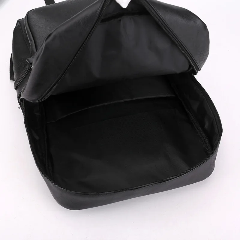 Mochila elegante para estudantes e profissionais com material PU durável e espaço espaçoso