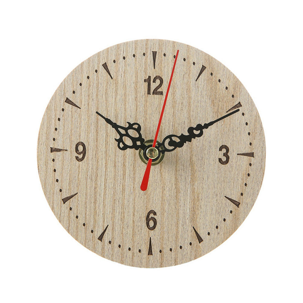 Nouvelle petite horloge murale en bois | Décor Vintage Chic pour salon cuisine bureau