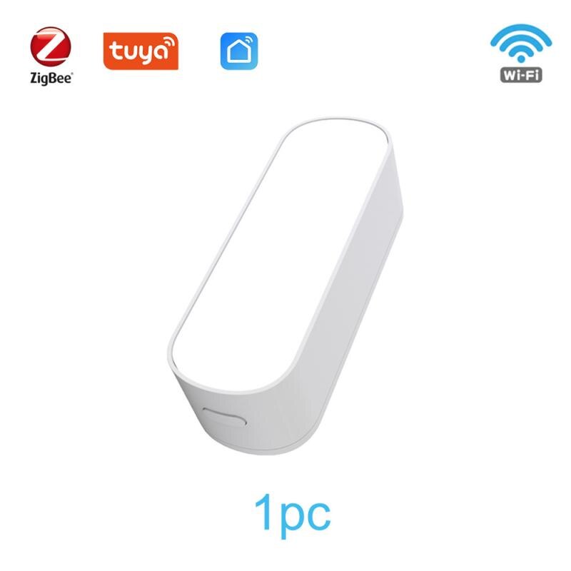 Tuya Zigbee Smart Light Sensor Wireless Brightness Sensor Lighting Detection Brightness Smart Life Work With Smart Gateway: 1pc sensor