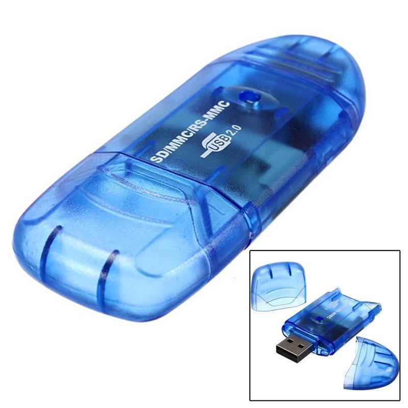 Portable Card Readers High Speed Mini Micro SD T-Flash card reader USB 2.0 Memory Card Reader Adapter for Windows /XP/Mac OS