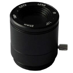 Objectif 5MP 25mm pour caméra de Sport, monture CS
