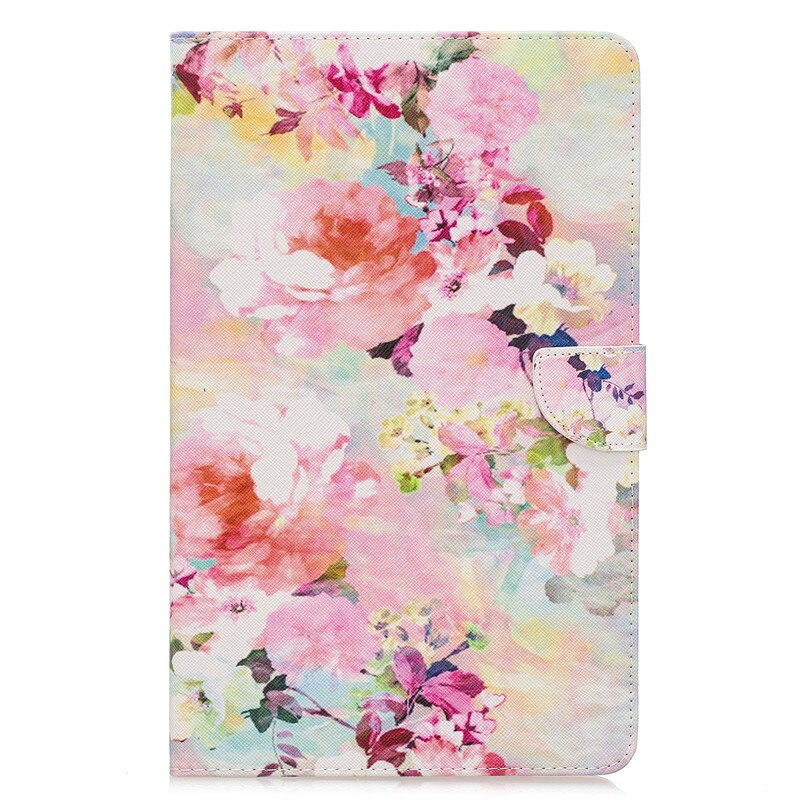 Per Il caso di Samsung Galaxy Tab 8.0 2019 SM-T290 T295 Simpatico Gatto Unicorno Cucciolo Farfalla Tablet Cover Per Galaxy Tab UN 8.0 2019 Caso: Pink Flower