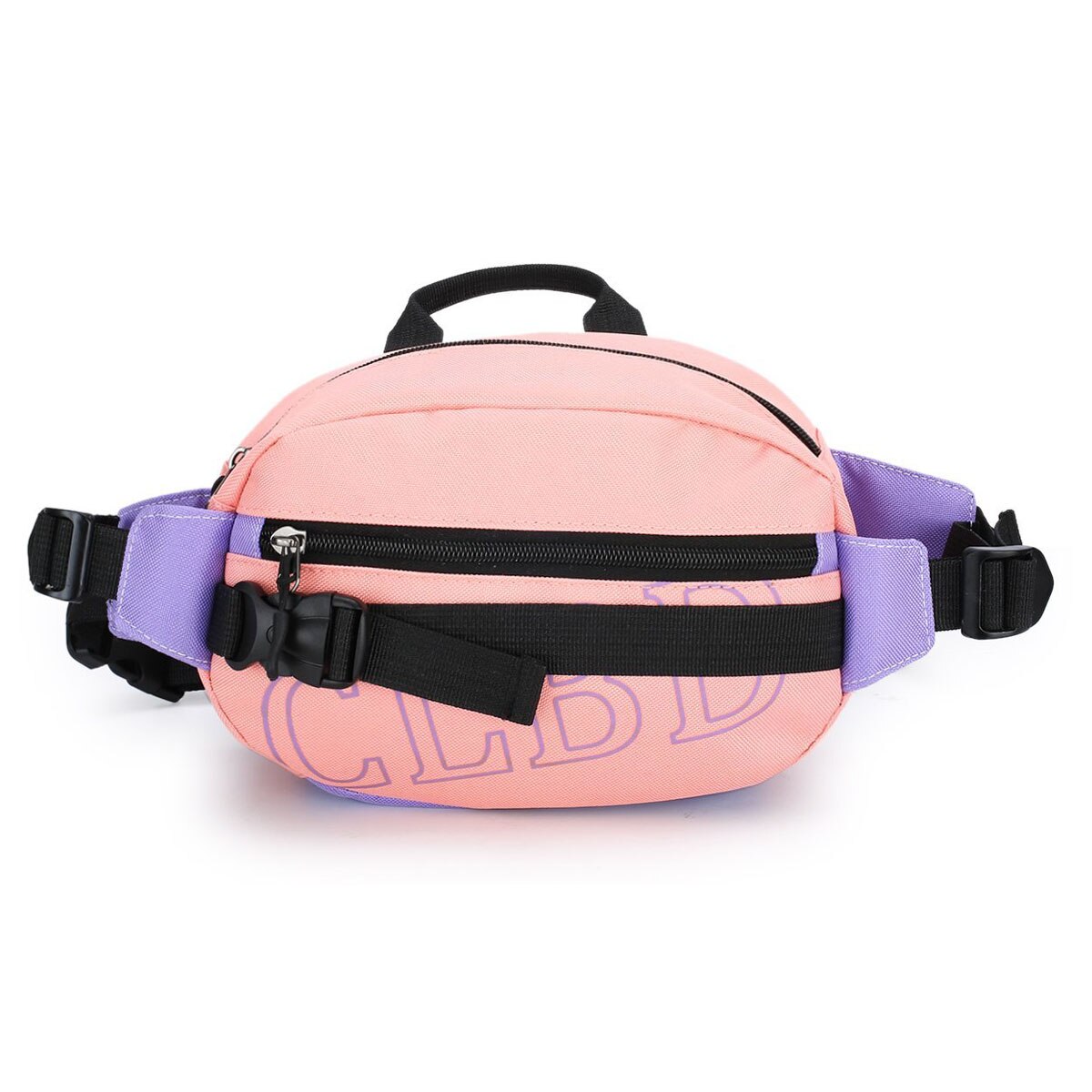 Riñonera de lona para hombre y mujer, bolso de cintura de Unisex, estilo Hip hop, cruzado, para teléfono, de viaje: B  Waist Bag