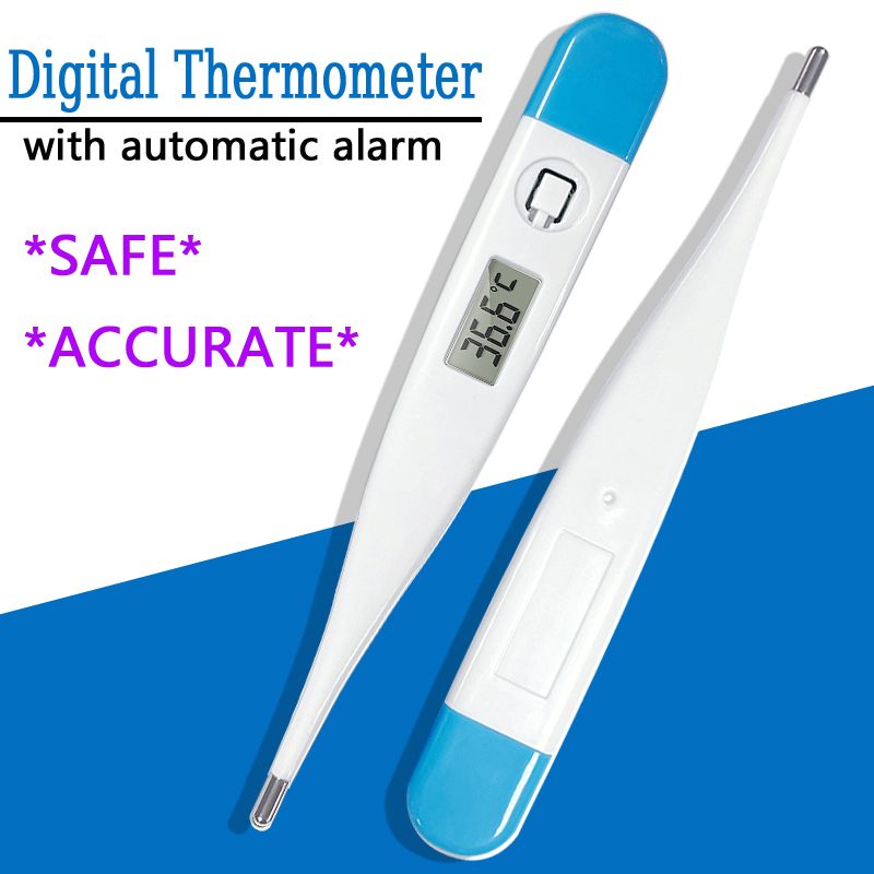 Thermometer for Fever, Digital Basal Body Thermometer Oral, Armpit or Rectal Temperature Electronic LCD Display