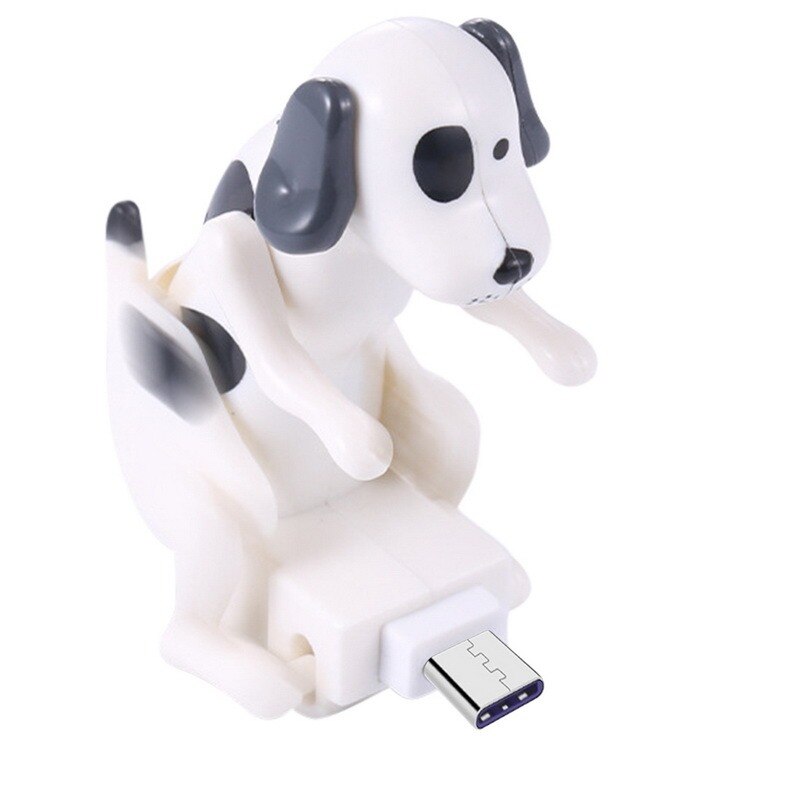 Cavo di ricarica per cani canaglia per IOS tipo-c cavo telefonico USB cavo per caricabatterie per cani cavo per IPhone/Xiaomi cavo dati 1.2m: Type-B-White