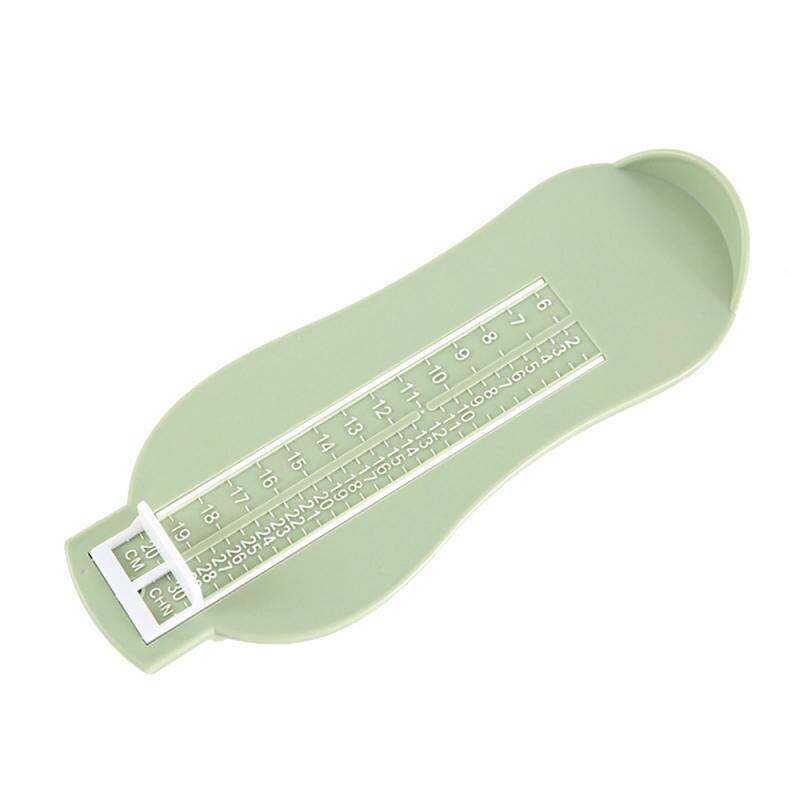 3 Colors Baby Foot Ruler Kids Foot Length Measuring Device Shoes Calculator For Chikdren Infant Shoes Fittings Gauge Tools Care: green